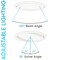Luxrite 6 Inch Gimbal LED Recessed Downlight 5CCT 2700K-5000K 15W 1400LM Dimmable Wet Rated IC Rated LR23746-1PK - alternate 8